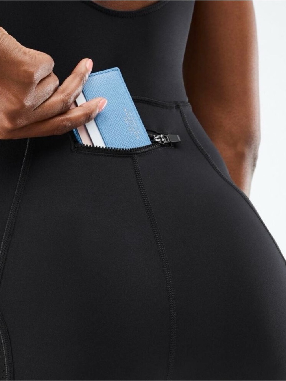 Fabletics XS Black Brianna One Piece Onesie Body Suit - Picture 7 of 10